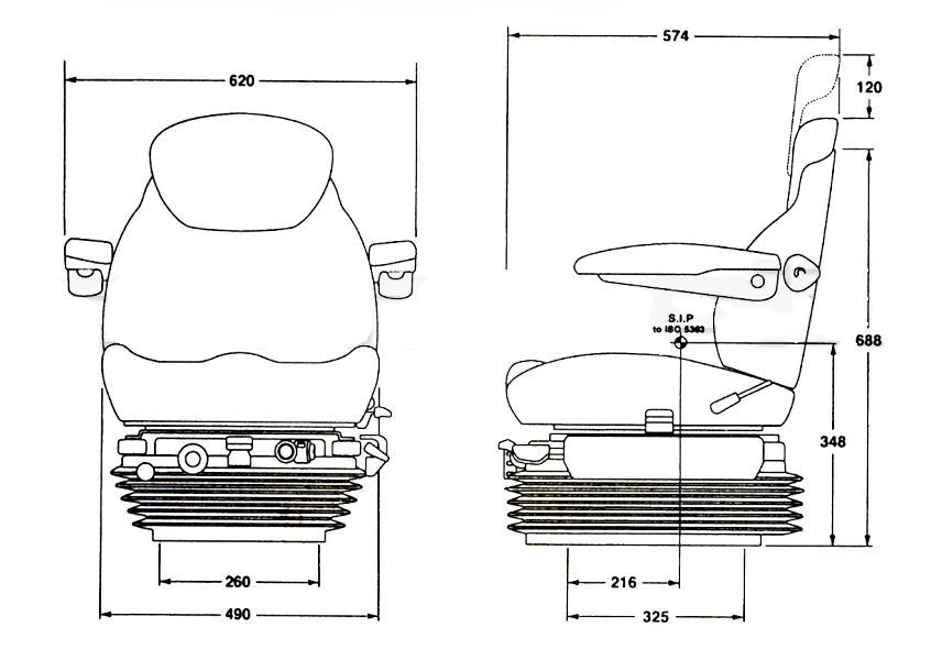 SIEGE KABSEATPIVOT 20° 