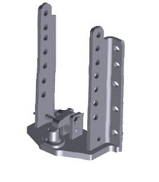 CROCHET PITON REMORQUE NU AVEC VISSERIE