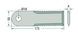 [Z77601A] COUTEAU CRANTE 3faces (Z55610)