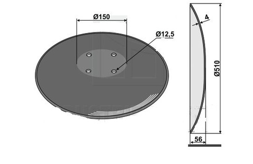 [POT850410241B] DISQUE 510X4
